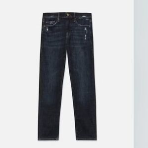 FRAME Le Garcon Crop Boyfriend Jeans Covant 32